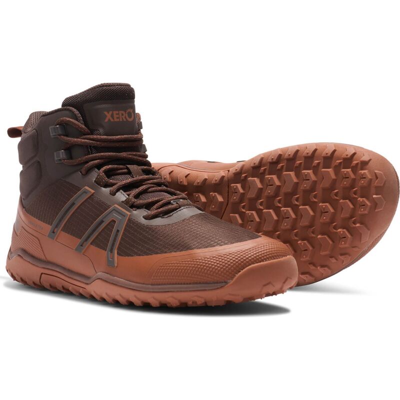 Xero Shoes Barefoot Scrambler Trail Mid WP Men's Java Brown / Mocha Bisque
