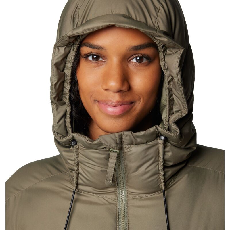 Columbia Pike Lake II Long Jacket Women's Stone Green