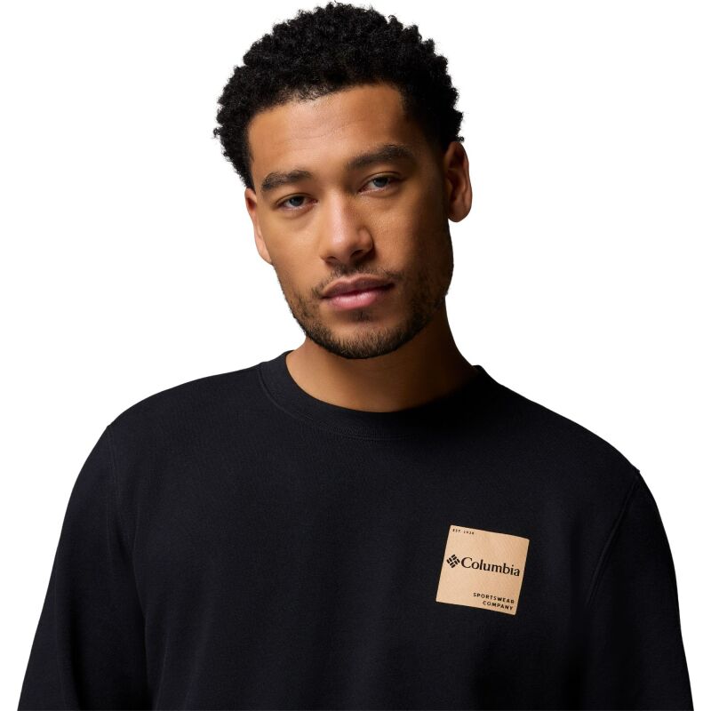 Columbia Trek Crew Men's Black, Boxy Brand