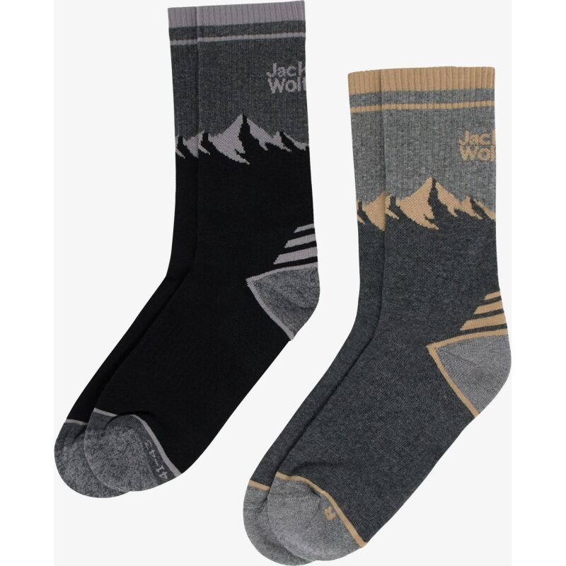 Jack Wolfskin Mount Multi Sock Classic Cut Black / Grey
