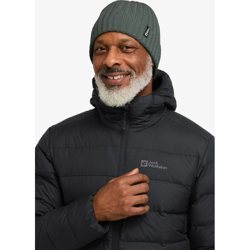 Jack Wolfskin Rib Knit Beanie Slate Green