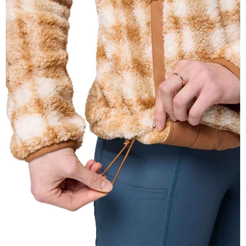 Columbia West Bend Print Full Zip II Women's Camel Brown Herringplaid