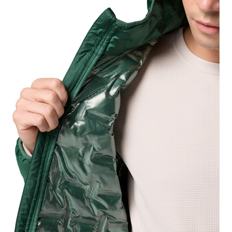 Columbia Delta Ridge II Down Hooded Jacket Men's Rain Forest