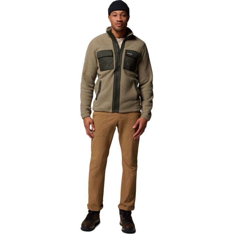 Columbia Juniper Peak Full Zip Fleece Men's Stone Green, Greenscape