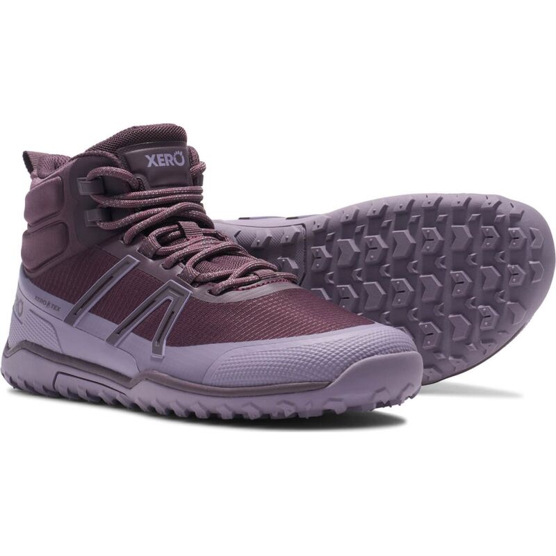 Xero Shoes Barefoot Scrambler Trail Mid WP Women's Plum Perfect / Sage Purple