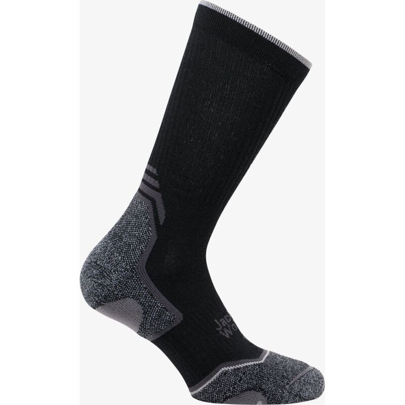Jack Wolfskin Hike Merino Sock Classic Cut Black