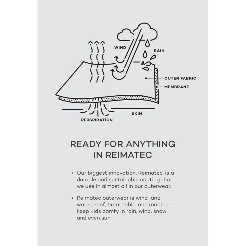 REIMA Ajaton 5100360A waterproof winter jacket Mandarin Orange 28A0