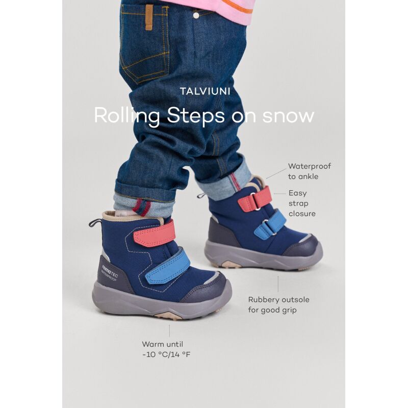 REIMA Talviuni 5400165A Toddlers' waterproof winter shoes ReimaTec Deep purple