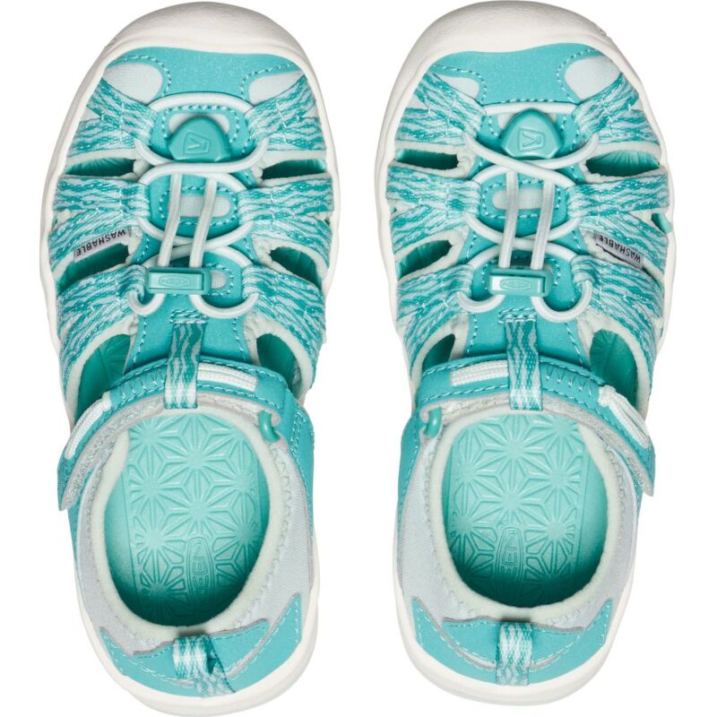 Keen Moxie Sandal Little Kid's Waterfall/Blue Glass