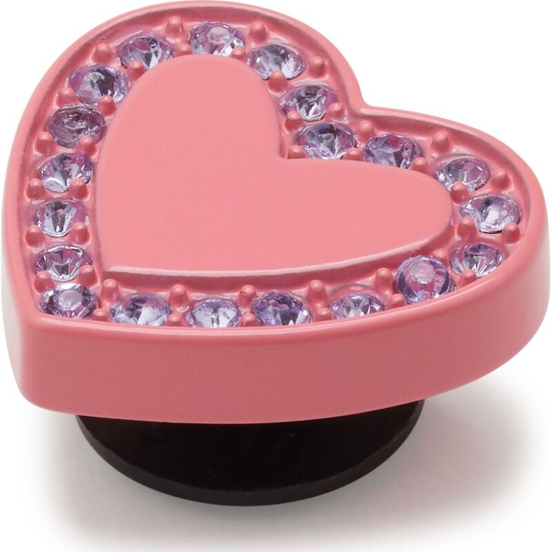Crocs™ Jibbitz Pink Enamel Heart Gem 