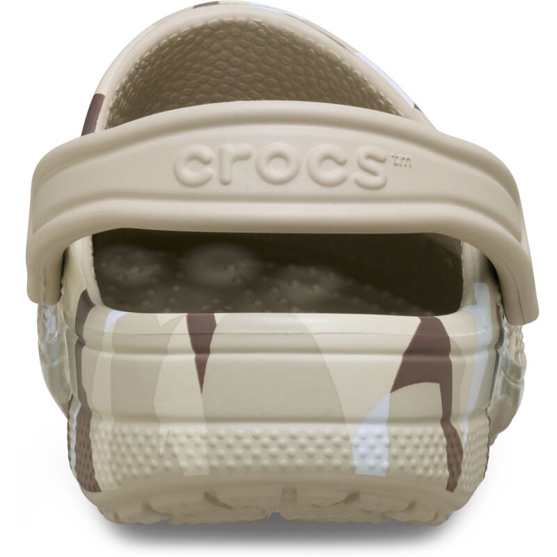 Crocs™ Baya Seasonal Printed Clog Cobblestone/White