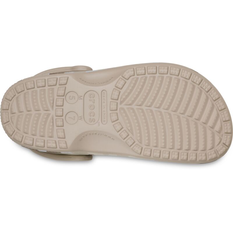 Crocs™ Baya Seasonal Printed Clog Cobblestone/White