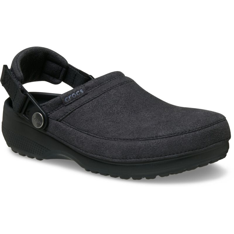 Crocs™ Classic Crafted Vegan Suede Clog Black