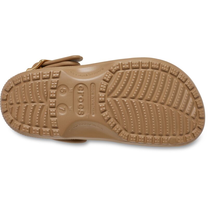 Crocs™ Classic Metallic Buckle Clog Sepia
