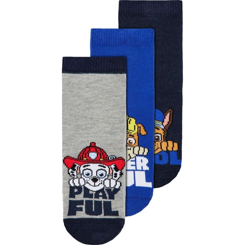 Name It PAW PATROL 3-PACK SOCK NOOS Dark Sapphire
