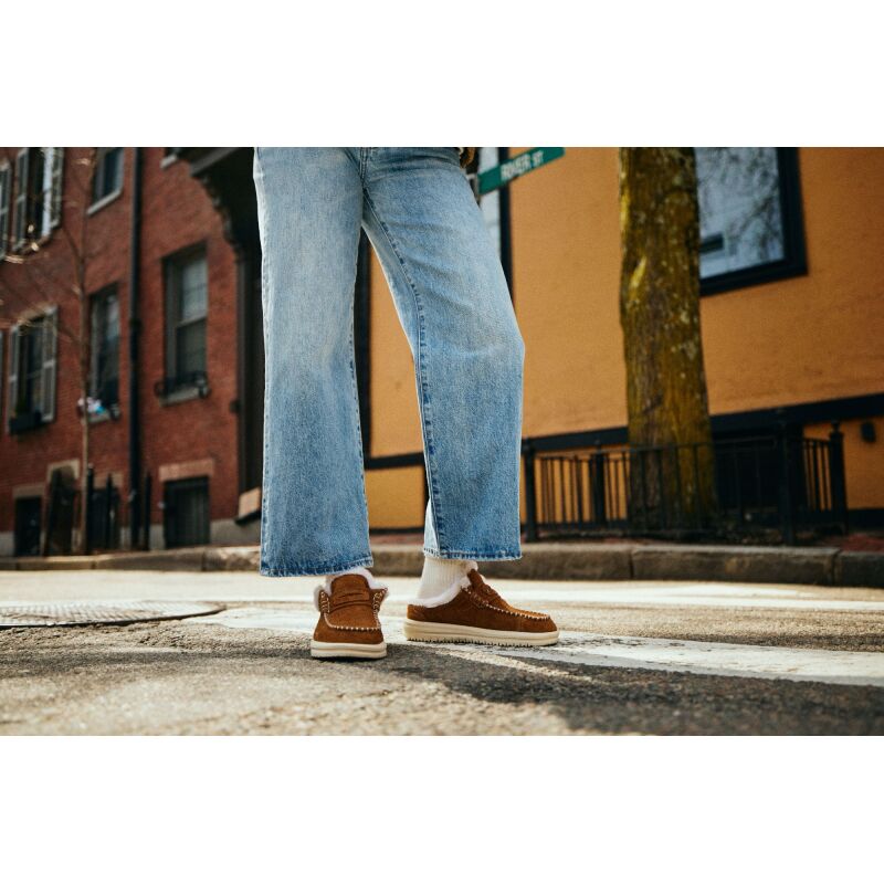 HEYDUDE Wendy NXT Mule Cozy Women's Spice Brown/Wood Ash