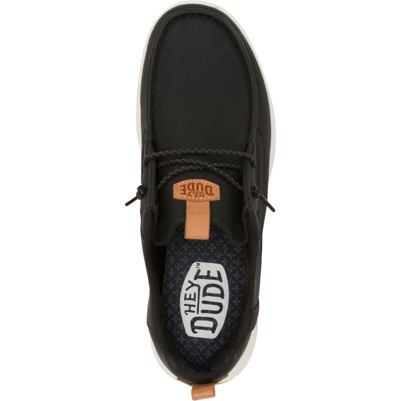 HEYDUDE Wally Drift Classic Men's Black/White