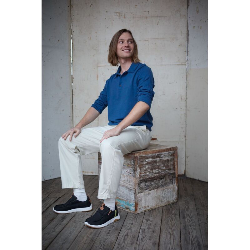 HEYDUDE Wally Drift Classic Men's Black/White