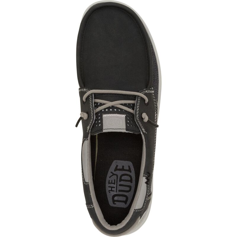 HEYDUDE Welsh Grip Classic Mesh Men 43154 Black/Storm Gray