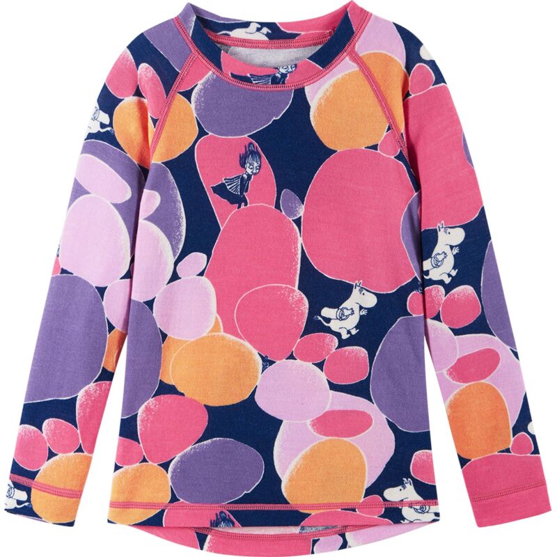 REIMA Wool Mix Base-Layer Set Moomin Trivsam 5200021C Soft Coral 3315