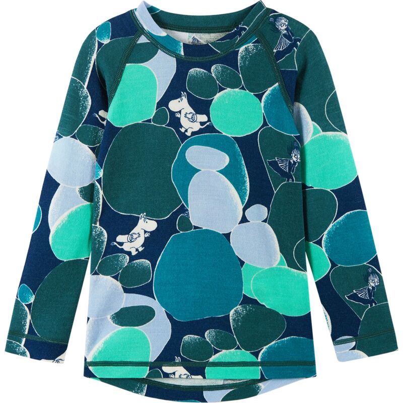 REIMA Wool Mix Base-Layer Set Moomin Trivsam 5200021C Dark Teal 7955