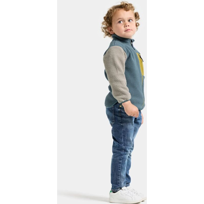 Didriksons Anten Kids' Full-Zip Factory Blue