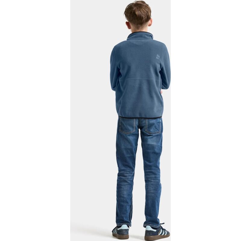 Didriksons Rubi Kids' Half-Zip Blue Fog