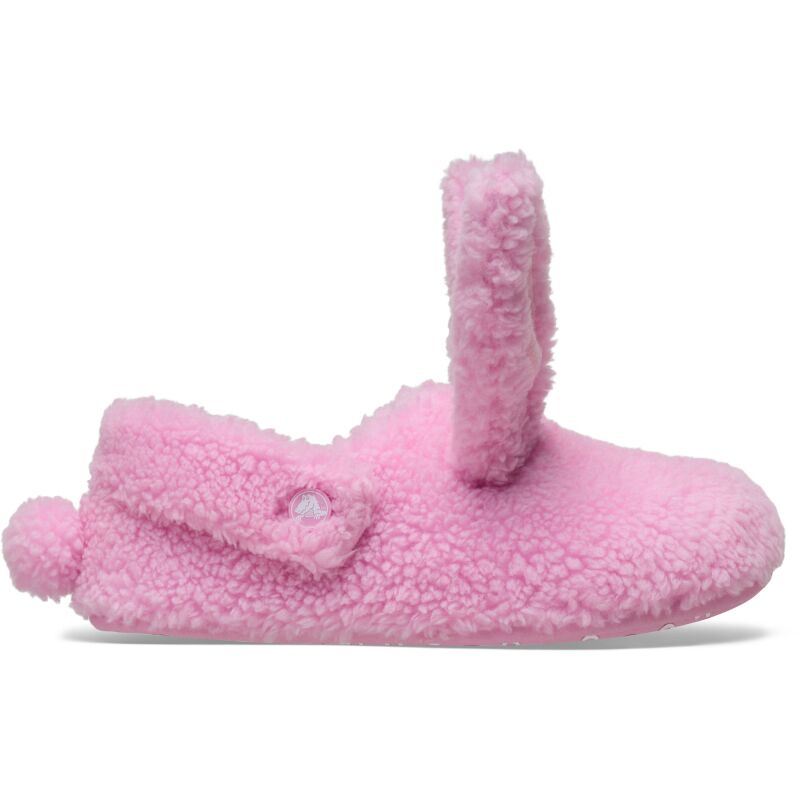 Crocs™ Classic Cozzzy Bunny Slipper Pink Tweed