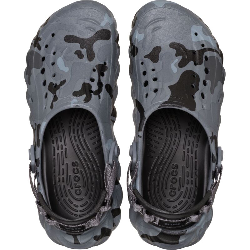Crocs™ Echo Duck Camo Clog Charcoal/Black