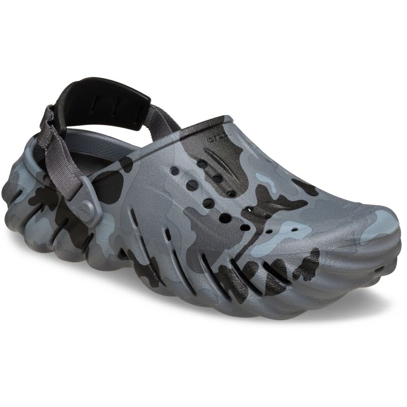 Crocs™ Echo Duck Camo Clog Charcoal/Black