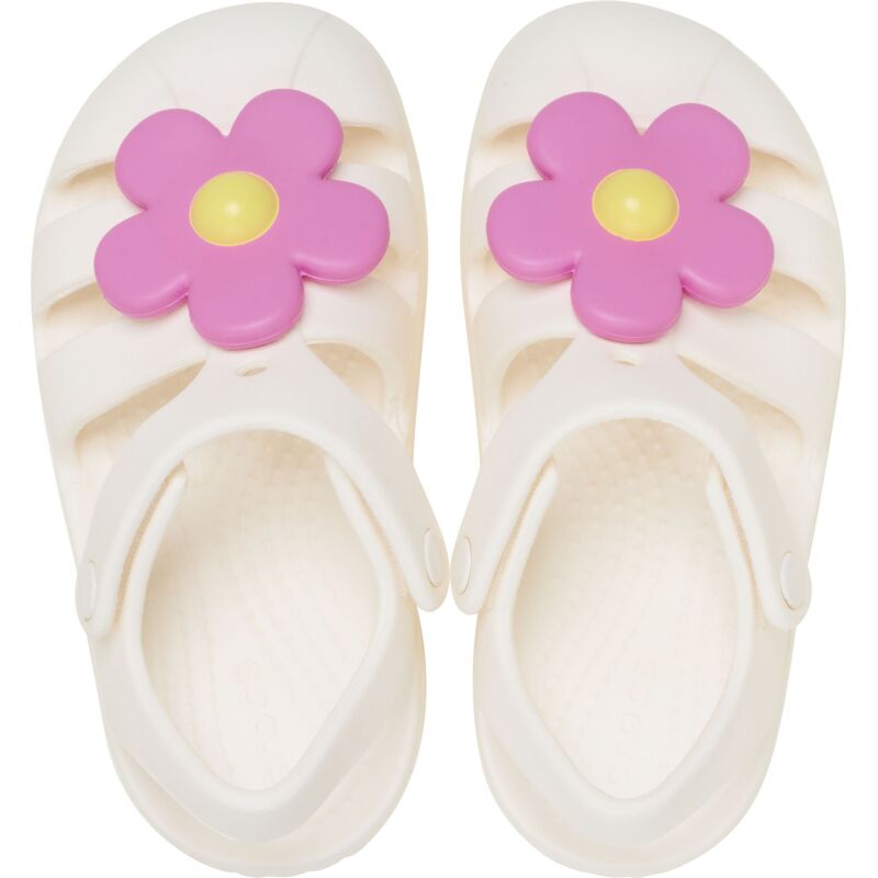 Crocs™ Classic Flower Fisherman Toddlers' Chalk