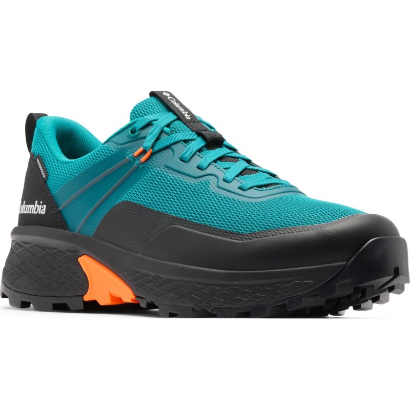 Columbia Tellurix Peak WP Hiking Shoe Men's Teal Chloride, Black