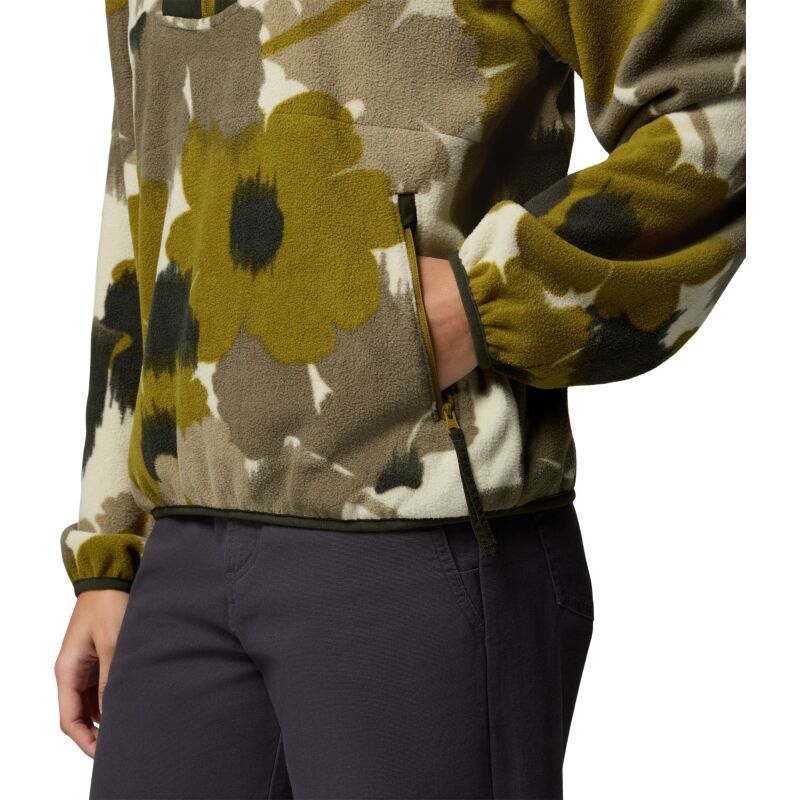 Columbia Sequoia Grove Printed Half Zip Women's Mossy Green, Ikatbloom