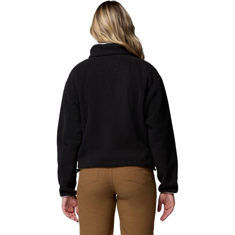 Columbia Helvetia II Cropped Half Snap Fleece Black 008