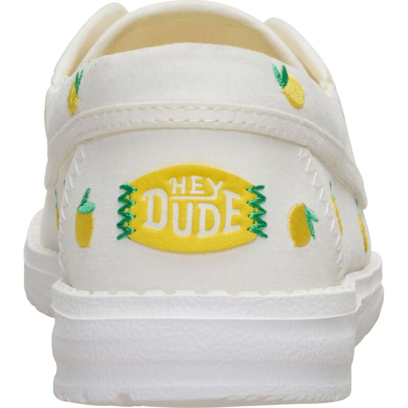 HEYDUDE Wendy Cru Embroidered Women's Egret/Multi