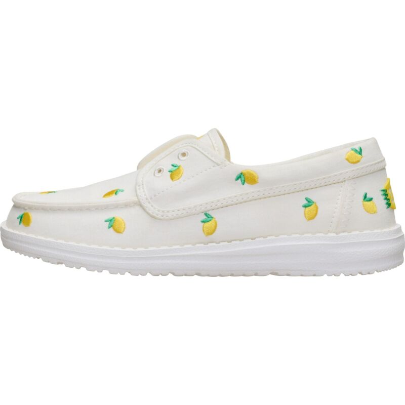 HEYDUDE Wendy Cru Embroidered Women's Egret/Multi