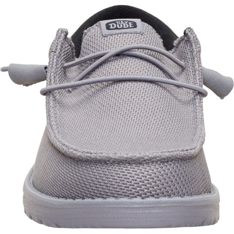 HEYDUDE Wally Funk Mesh Split Men's Flannel Grey/Black