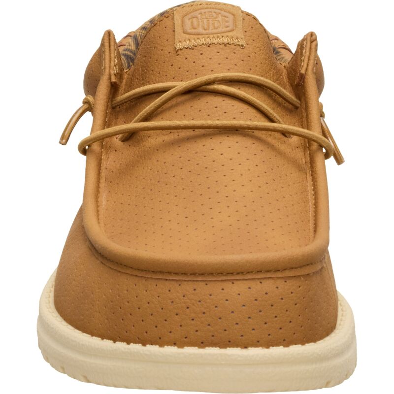 HEYDUDE Wally Perf Classic Men's Bone Brown/Boulder Tan