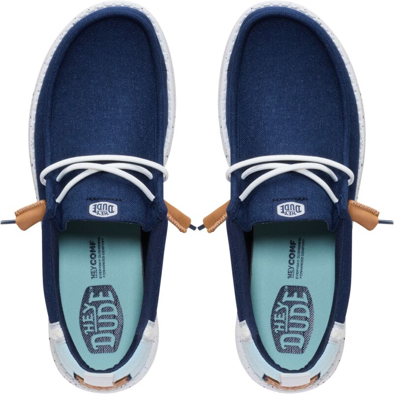 HEYDUDE Wally Craft Linen Men's Navy Blazer/Multi