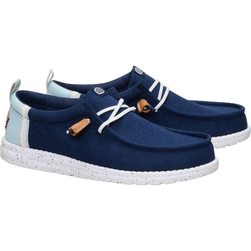 HEYDUDE Wally Craft Linen Men's Navy Blazer/Multi