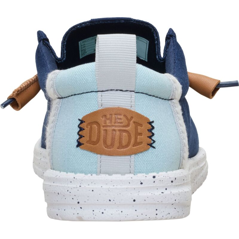 HEYDUDE Wally Craft Linen Men's Navy Blazer/Multi