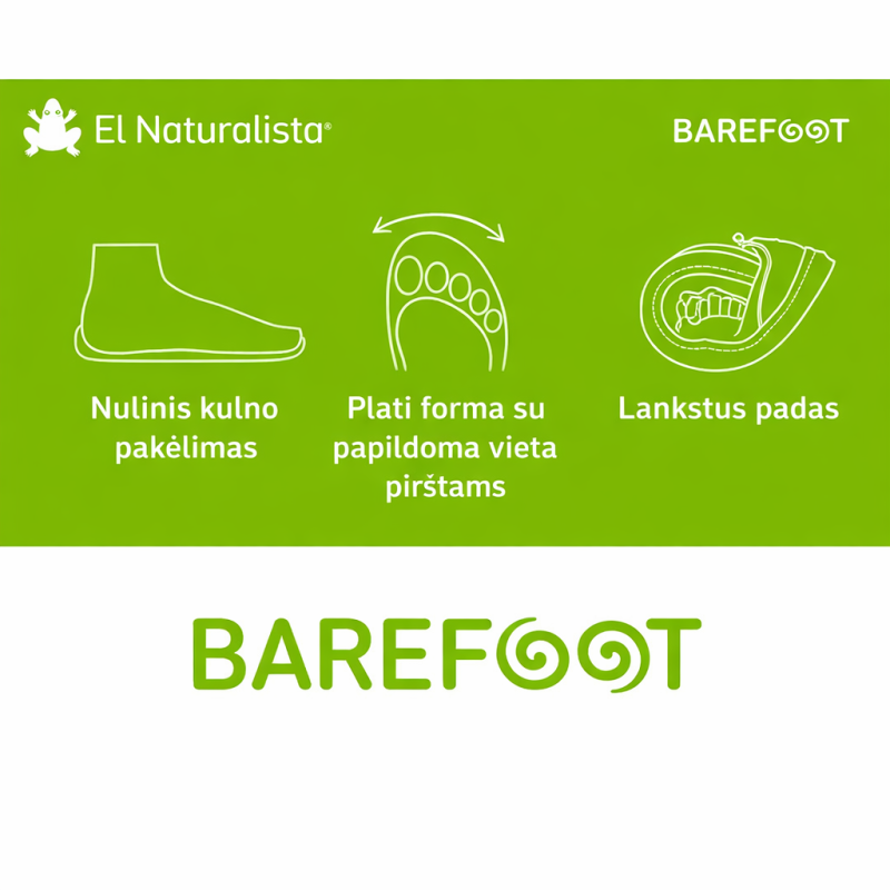 El Naturalista Bare N5670 Nobuck Lavado Cuero