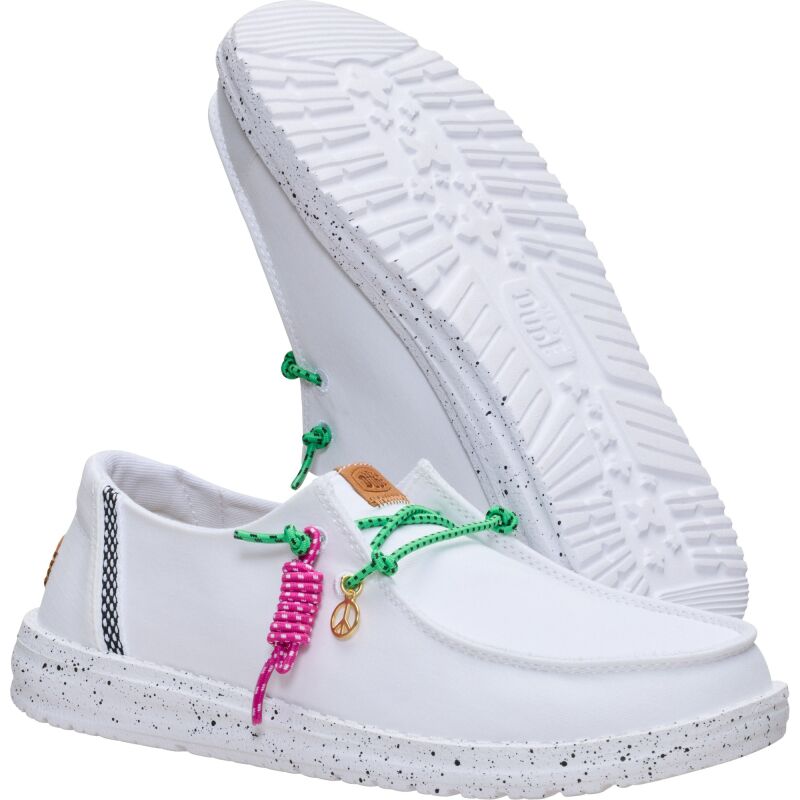 HEYDUDE Wendy Getaway Lace Women's White