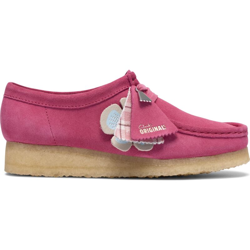 Clarks Wallabee Shoes Women's Pink Interest