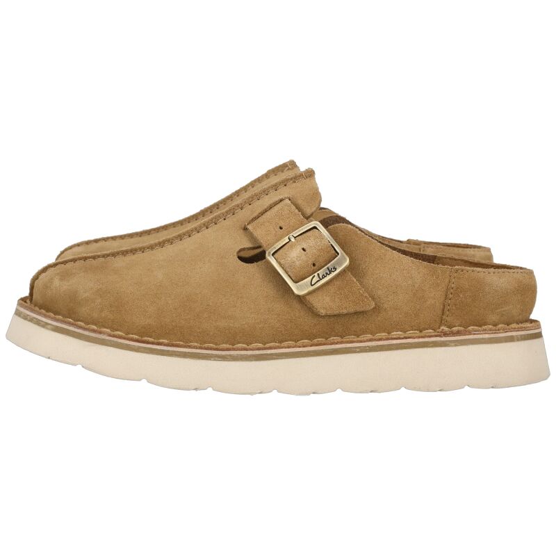 Clarks Solsbury Mule Women's Dark Sand Suede