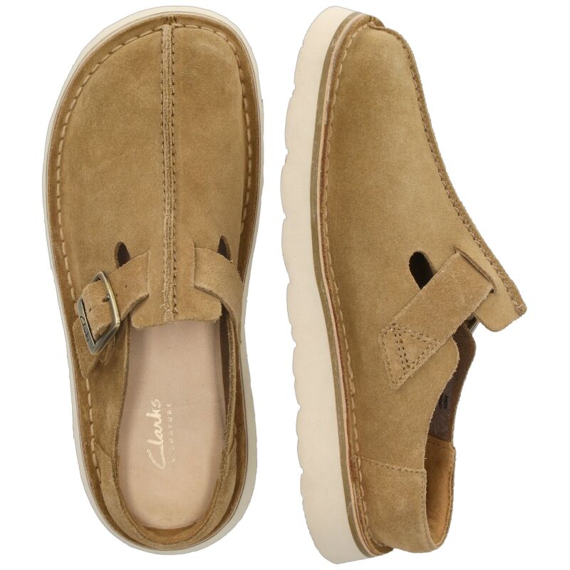 Clarks Solsbury Mule Women's Dark Sand Suede