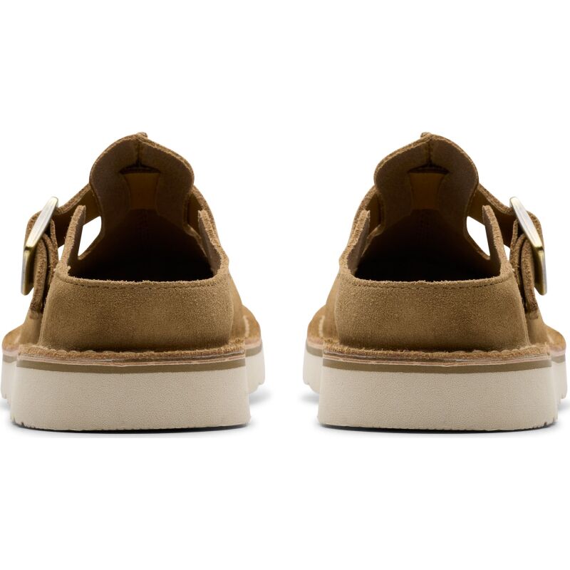 Clarks Solsbury Mule Women's Dark Sand Suede