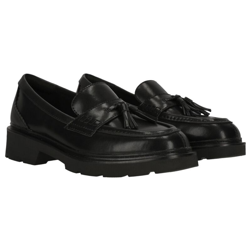 Clarks Lauryl Tassel Women's Black Leather