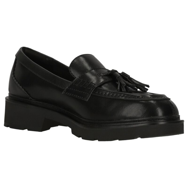 Clarks Lauryl Tassel Women's Black Leather