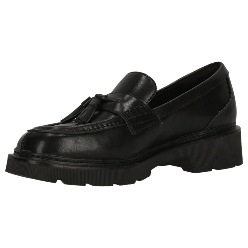 Clarks Lauryl Tassel Women's Black Leather
